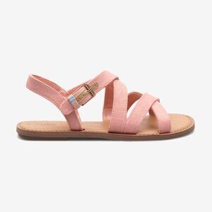 Tom’s Women’s Sicily Sandal Coral/Gold Shimmer Size 8 - Brand New